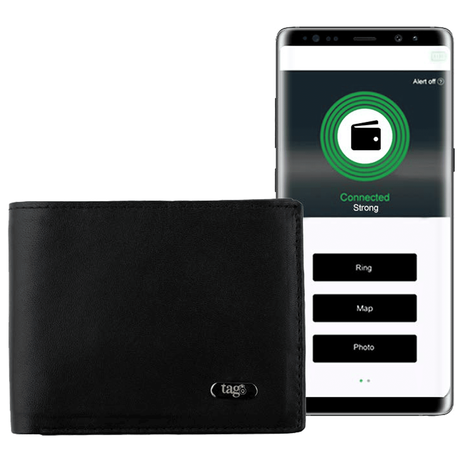 Buy tag8 Dolphin Wallet Tracker (RFID Protect, 800021 Black